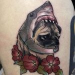 Shark Pug Tattoo