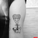 Arm Pug Tattoo by Daniel Lorenzi