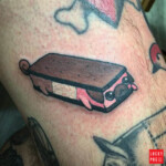 Ice Cream Pug Tattoo - Artist: Christina Hock of the Dolorosa Tattoo Company